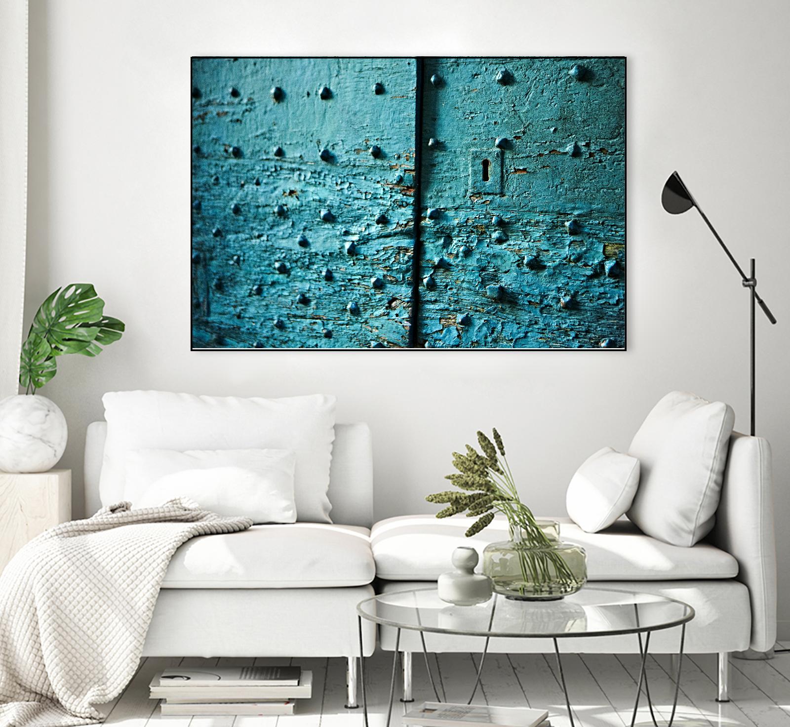 Turquoise rust by Peter Morneau on GIANT ART - black photo art