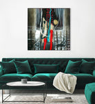 La broue dans l'toupet by Sylvie Cloutier on GIANT ART - brown abstract