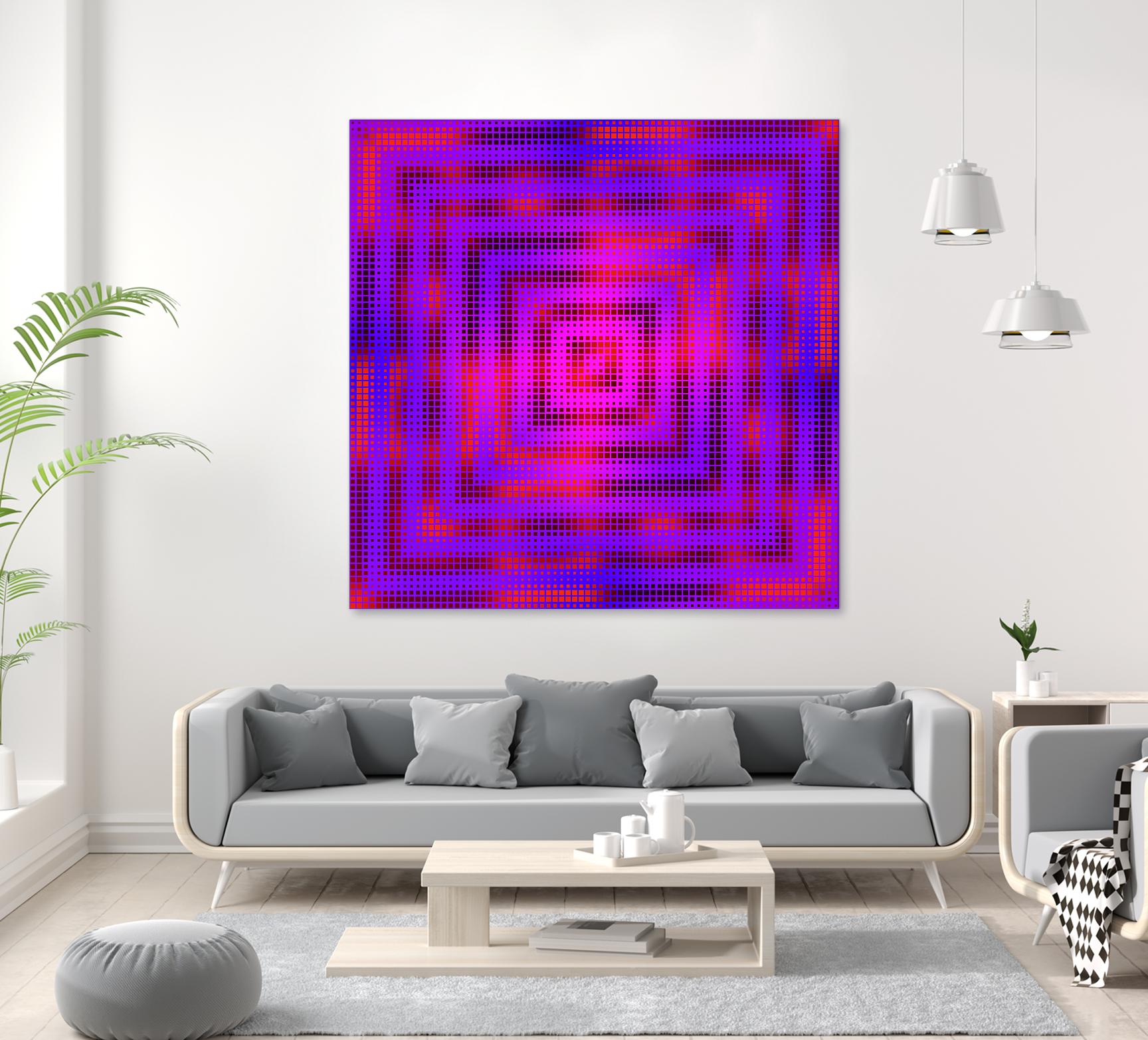 Pi_Dot_Pi_1-2_4 by Xosé Salgado on GIANT ART - purple abstract