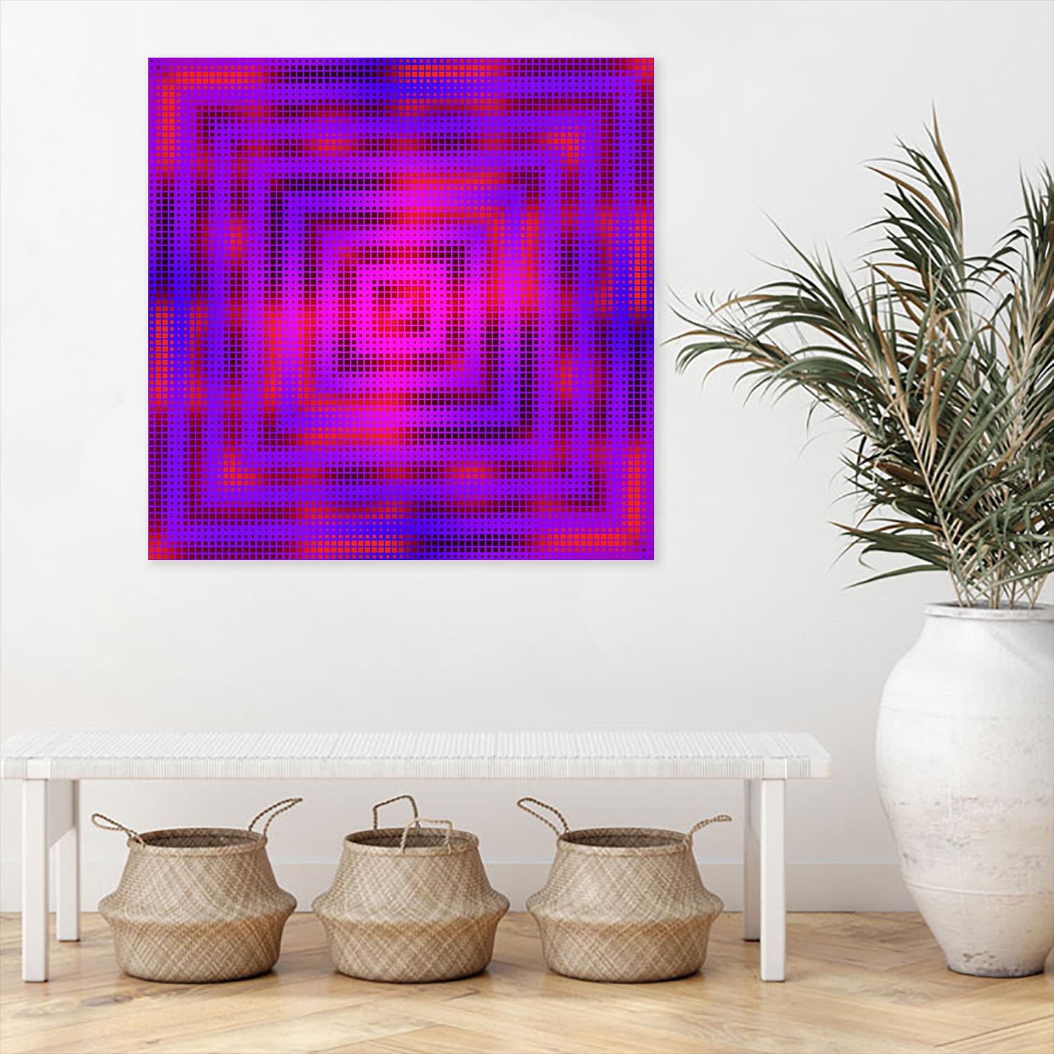 Pi_Dot_Pi_1-2_4 by Xosé Salgado on GIANT ART - pink digital square