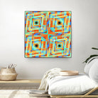 Pi_Dot_Pi_4_1_1 by Xosé Salgado on GIANT ART - orange abstract