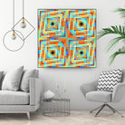 Pi_Dot_Pi_4_1_1 by Xosé Salgado on GIANT ART - orange abstract