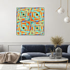 Pi_Dot_Pi_4_1_1 by Xosé Salgado on GIANT ART - orange abstract