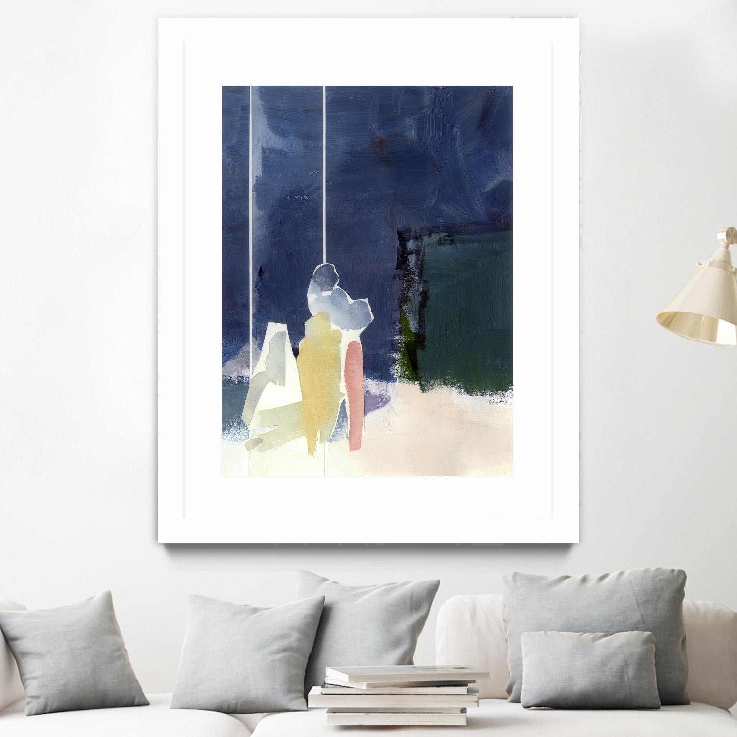 Mystic Rider by Diane Lambin on GIANT ART - green abstract quebec artists