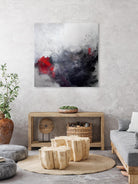 Unanchored by Roland Benoît on GIANT ART - red abstract artiste québécois