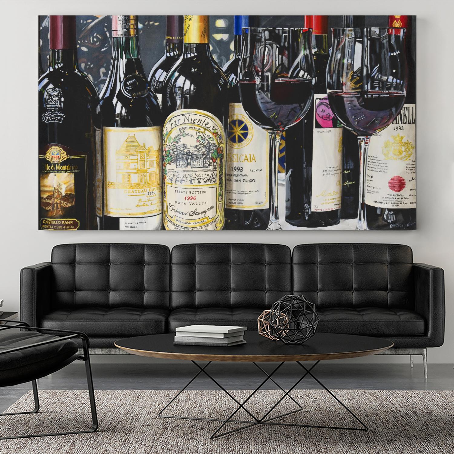 Soltanto nei suoi sogni by Marc Brochier on GIANT ART - blue figurative cellier