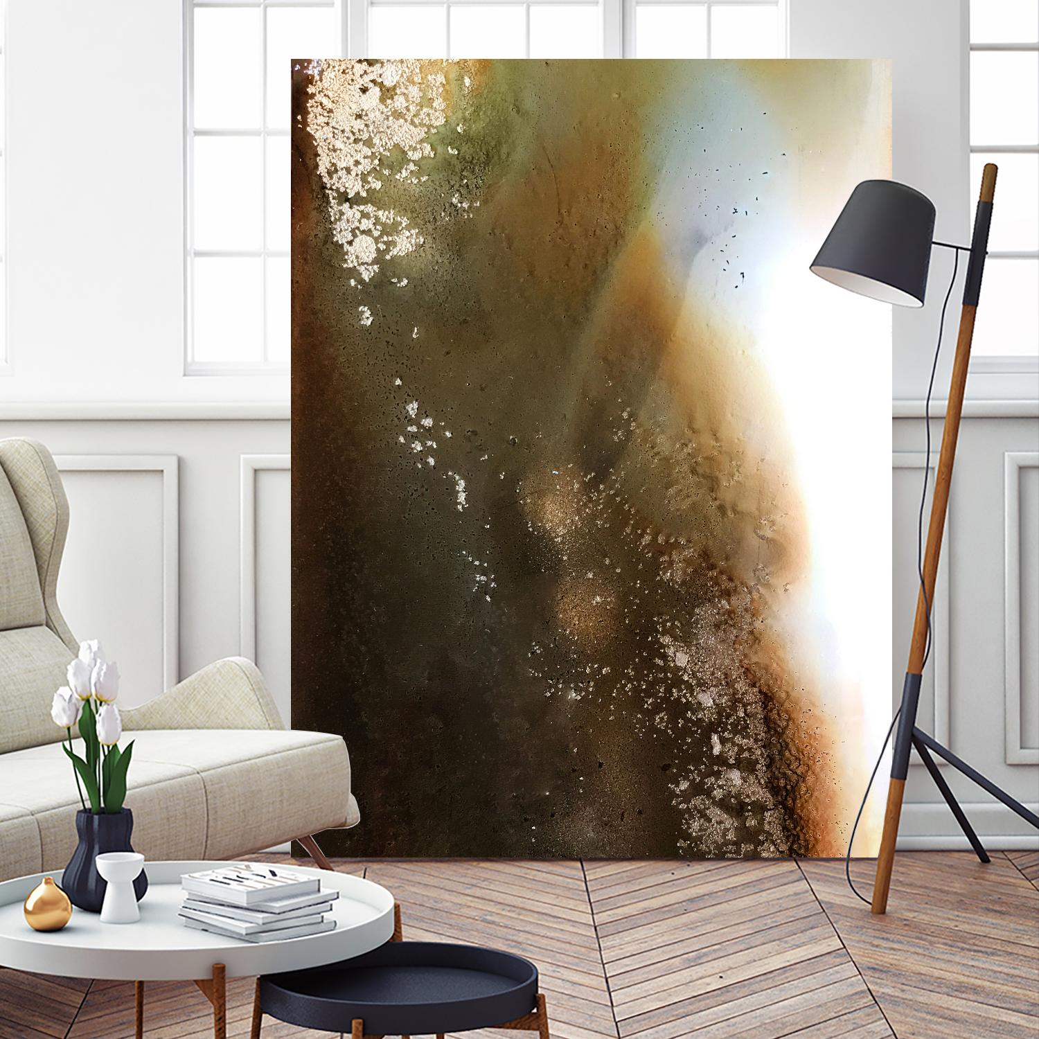 Agate by Alyson Mccrink on GIANT ART - gold abstract