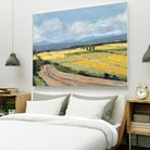 Summer Landscape by Jacques Clement on GIANT ART - blue landscape