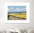 Summer Landscape by Jacques Clement on GIANT ART - pink landscape artistes du québec