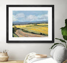 Summer Landscape by Jacques Clement on GIANT ART - pink landscape artistes du québec