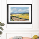 Summer Landscape by Jacques Clement on GIANT ART - pink landscape artistes du québec