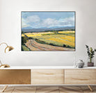 Summer Landscape by Jacques Clement on GIANT ART - blue landscape
