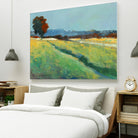 The red tree by Jacques Clement on GIANT ART - blue landscape