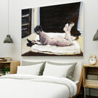 Gidas by Jacques Clement on GIANT ART - pink artistes du québec bed