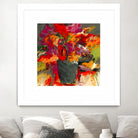Colors of Wind by Doris Savard on GIANT ART - orange flowers canadian painters