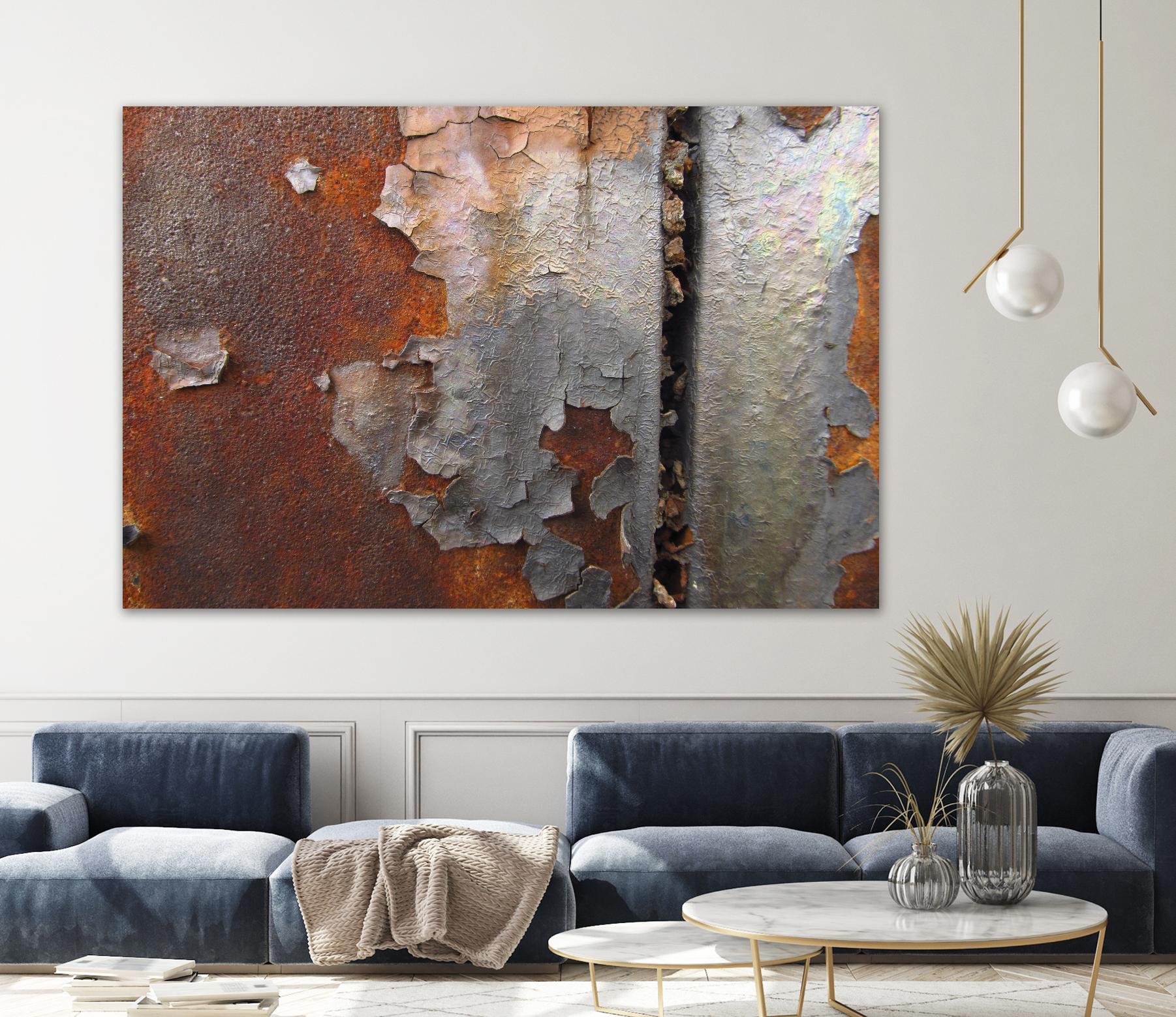 Rusty Panel by Jean-François Dupuis on GIANT ART - orange abstract artiste québécois