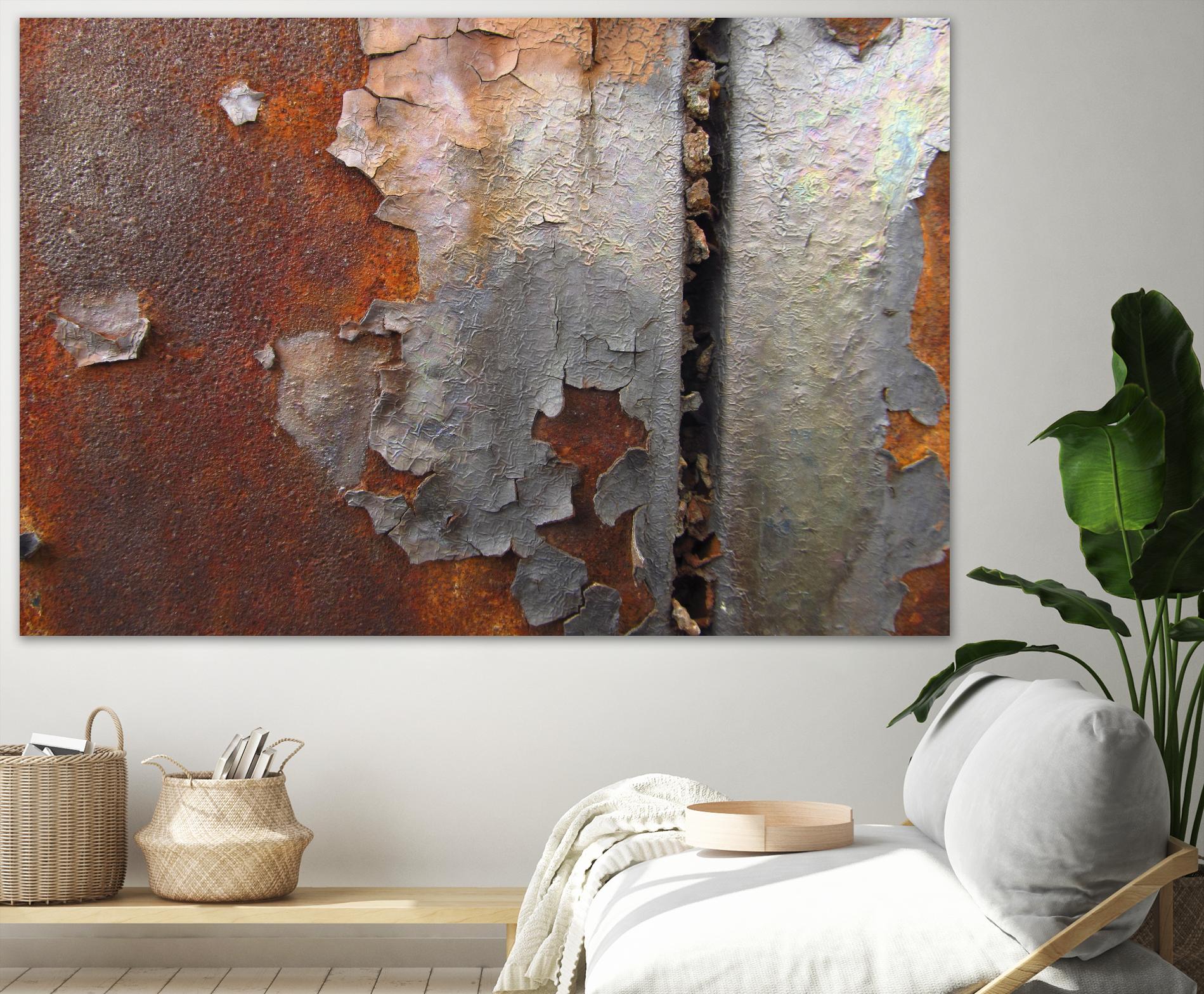 Rusty Panel by Jean-François Dupuis on GIANT ART - orange abstract artiste québécois