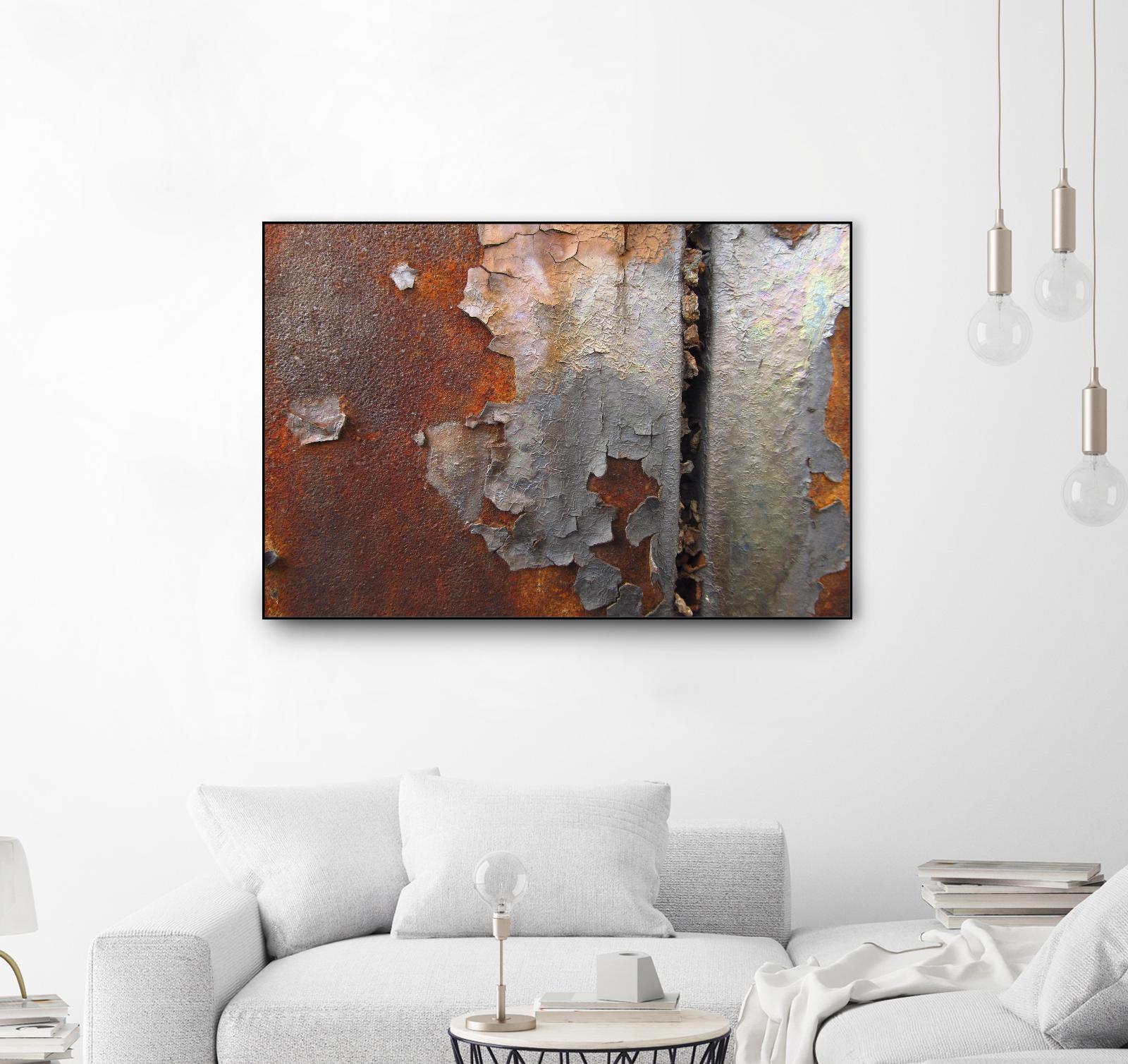 Rusty Panel by Jean-François Dupuis on GIANT ART - orange abstract artiste québécois
