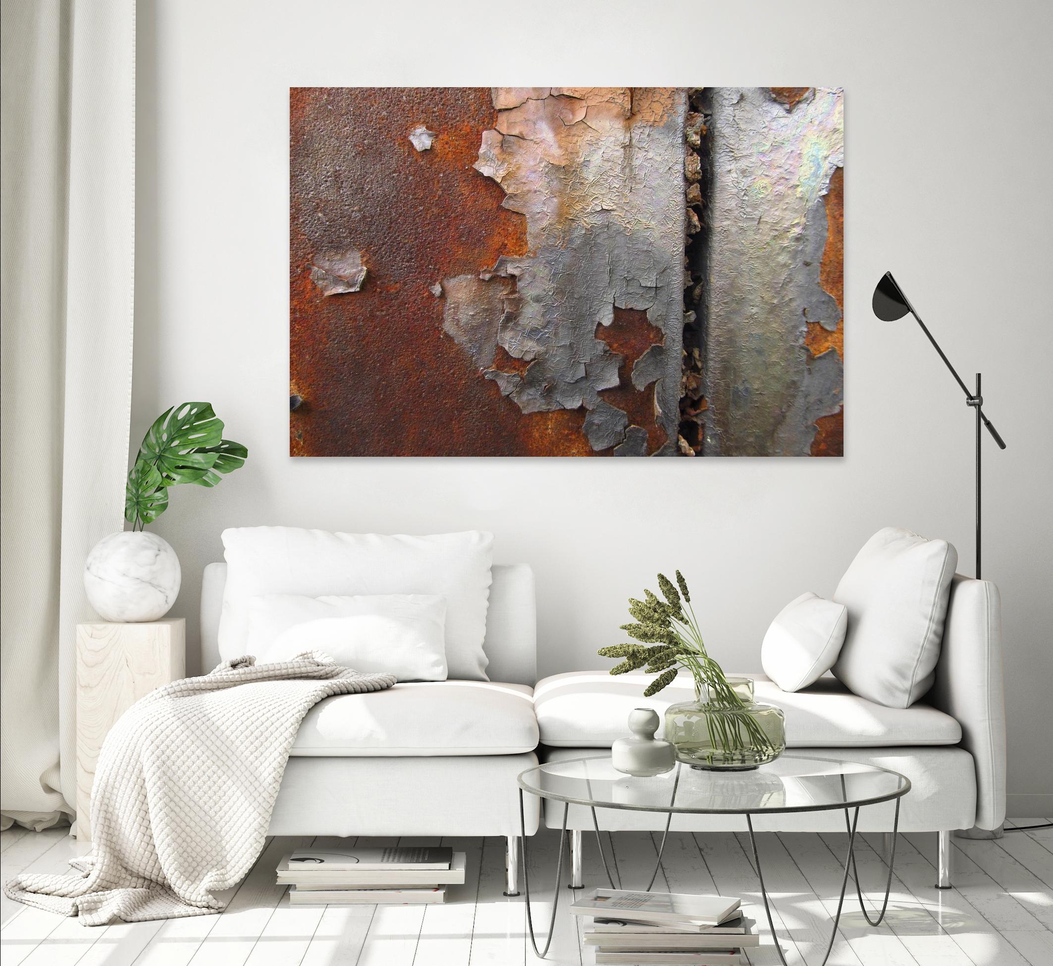 Rusty Panel  Rouille III by Jean-François Dupuis on GIANT ART - orange abstract artiste québécois