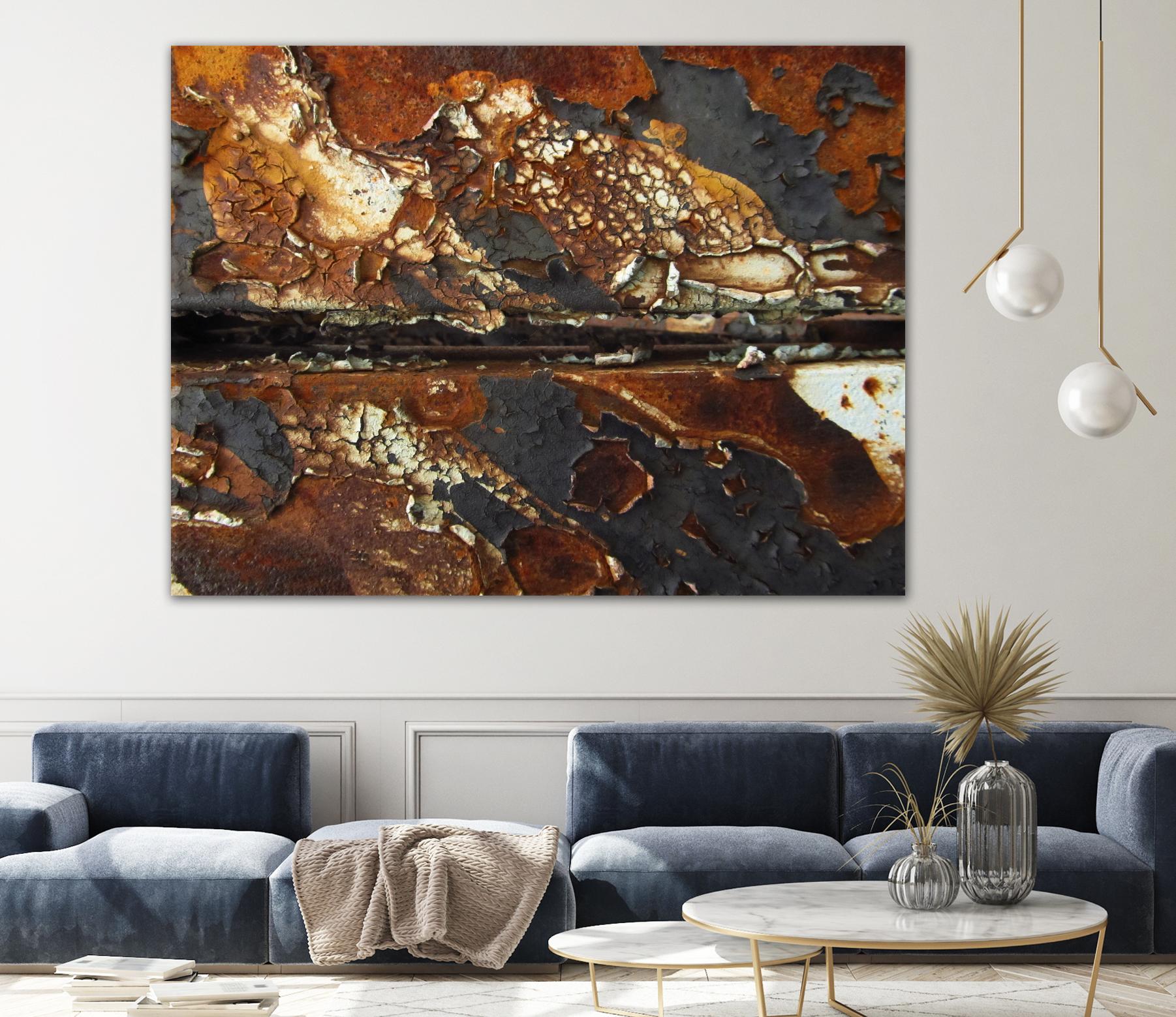 Rusty Panel by Jean-François Dupuis on GIANT ART - orange abstract rust