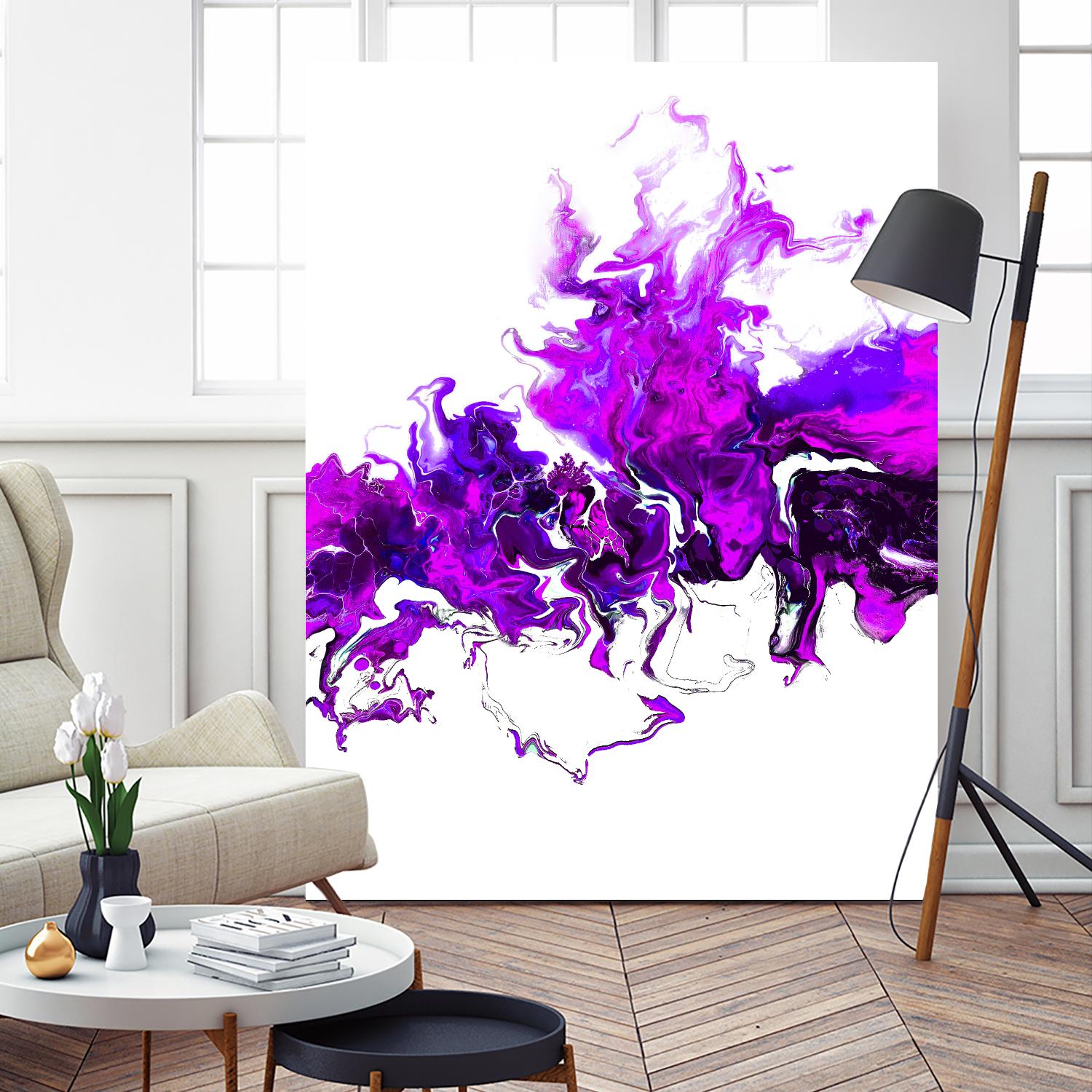 Rainbow Smoke -2 by Alyson Mccrink on GIANT ART - abstract