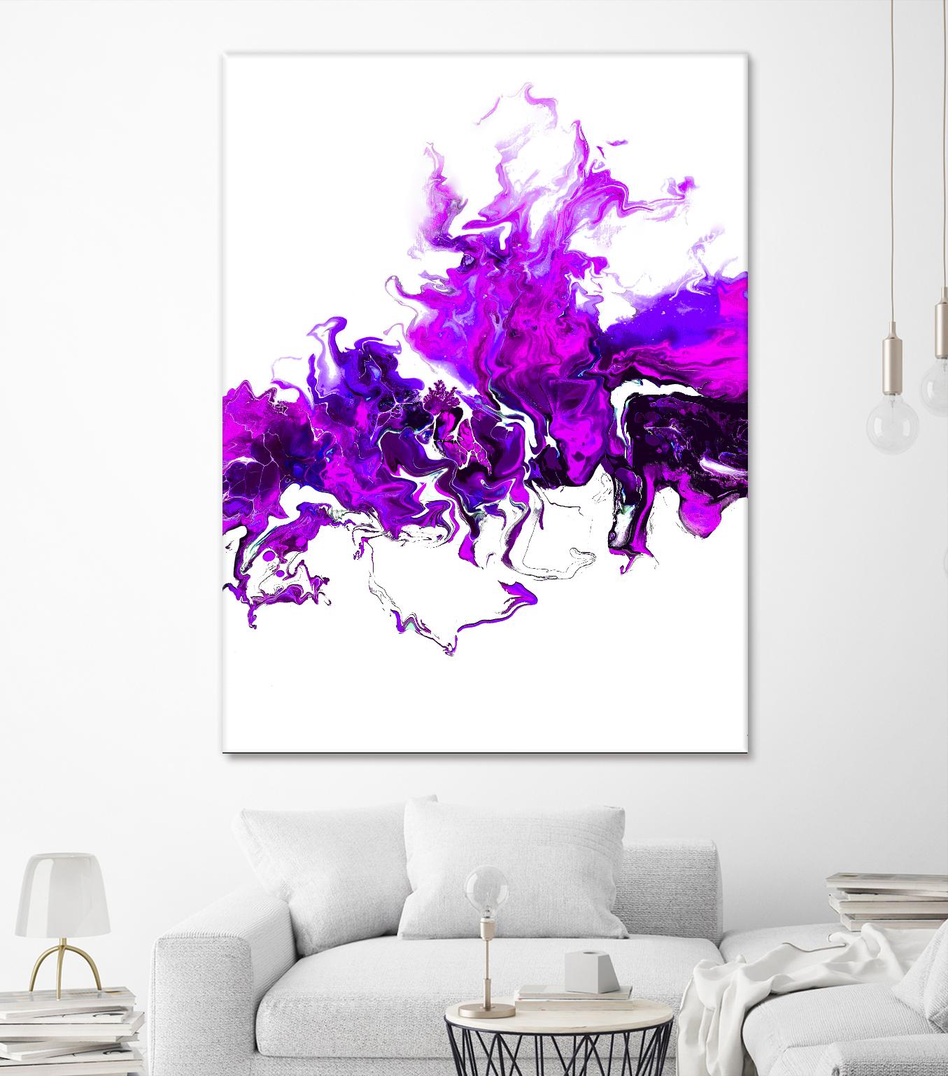 Rainbow Smoke -2 by Alyson Mccrink on GIANT ART - abstract