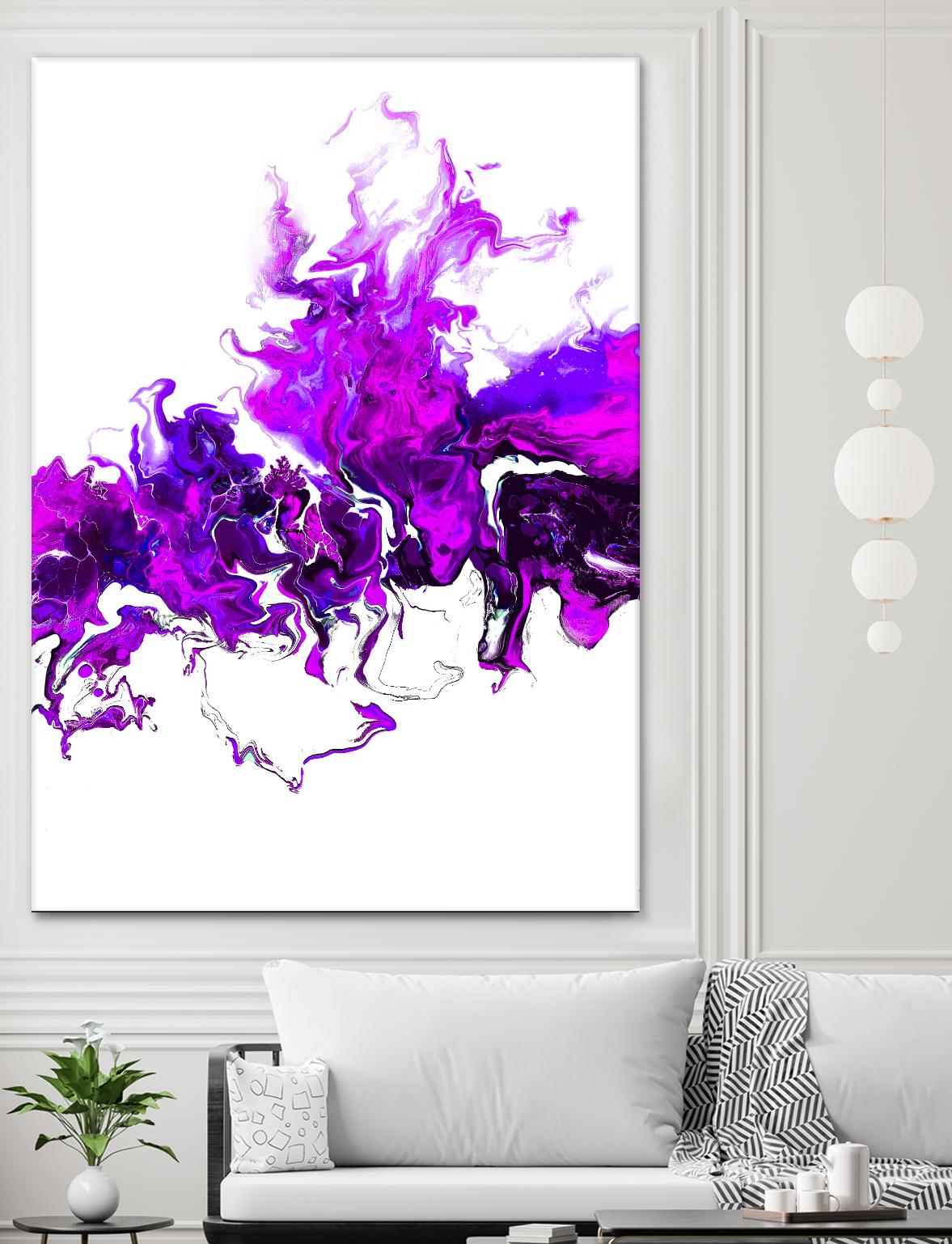 Rainbow Smoke -2 by Alyson Mccrink on GIANT ART - abstract