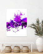 Rainbow Smoke -2 by Alyson Mccrink on GIANT ART - white abstract abstract