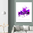 Rainbow Smoke -2 by Alyson Mccrink on GIANT ART - white abstract abstract