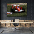 Formula 1 - II by Jean-François Dupuis on GIANT ART - red transportation automobile