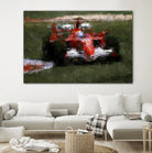 Formula 1 - II by Jean-François Dupuis on GIANT ART - red transportation automobile