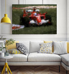 Formula 1 - II by Jean-François Dupuis on GIANT ART - red transportation automobile