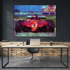 Formula 1 - IV by Jean-François Dupuis on GIANT ART - red transportation automobile