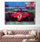 Formula 1 - IV by Jean-François Dupuis on GIANT ART - red transportation automobile