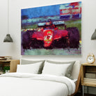 Formula 1 - IV by Jean-François Dupuis on GIANT ART - red transportation automobile