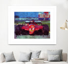 Formula 1 - IV by Jean-François Dupuis on GIANT ART - red transportation automobile