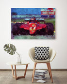 Formula 1 - IV by Jean-François Dupuis on GIANT ART - red transportation automobile