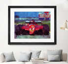 Formula 1 - IV by Jean-François Dupuis on GIANT ART - red transportation automobile