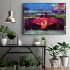 Formula 1 - IV by Jean-François Dupuis on GIANT ART - red transportation automobile