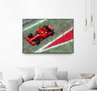 Formula 1 - V by Jean-François Dupuis on GIANT ART - red transportation automobile