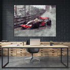 Formula 1 - VII by Jean-François Dupuis on GIANT ART - red transportation automobile