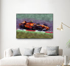 Formula 1 - IX by Jean-François Dupuis on GIANT ART - red transportation automobile