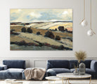 Serene Landscape 1 by Jacques Clement on GIANT ART - beige landscape champs