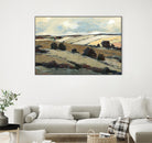 Serene Landscape 1 by Jacques Clement on GIANT ART - beige landscape champs