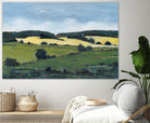 Serene Landscape 2 by Jacques Clement on GIANT ART - green landscape