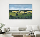 Serene Landscape 2 by Jacques Clement on GIANT ART - green landscape
