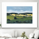 Serene Landscape 2 by Jacques Clement on GIANT ART - green landscape