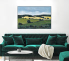 Serene Landscape 2 by Jacques Clement on GIANT ART - green landscape