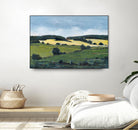 Serene Landscape 2 by Jacques Clement on GIANT ART - green landscape
