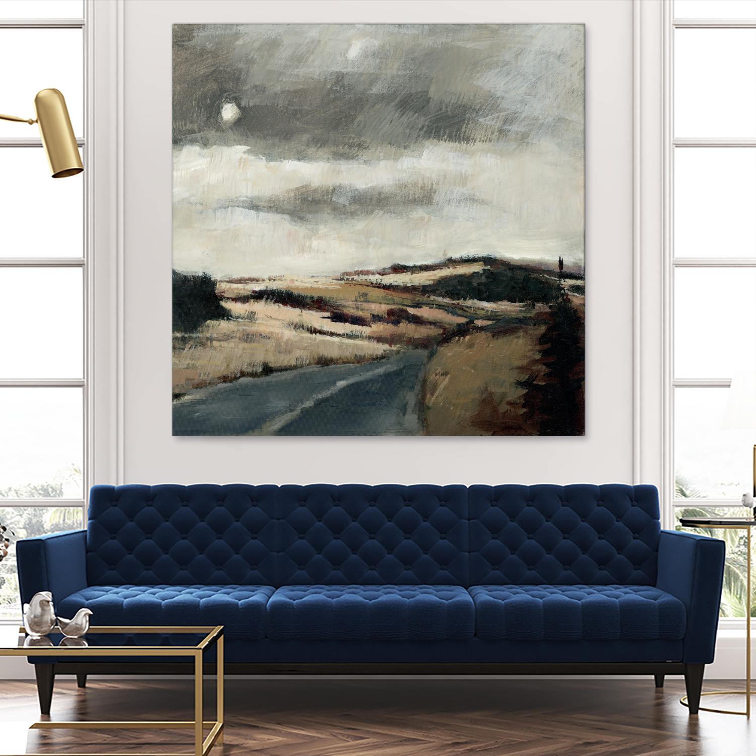 Serene Landscape 3 by Jacques Clement on GIANT ART - beige landscape path